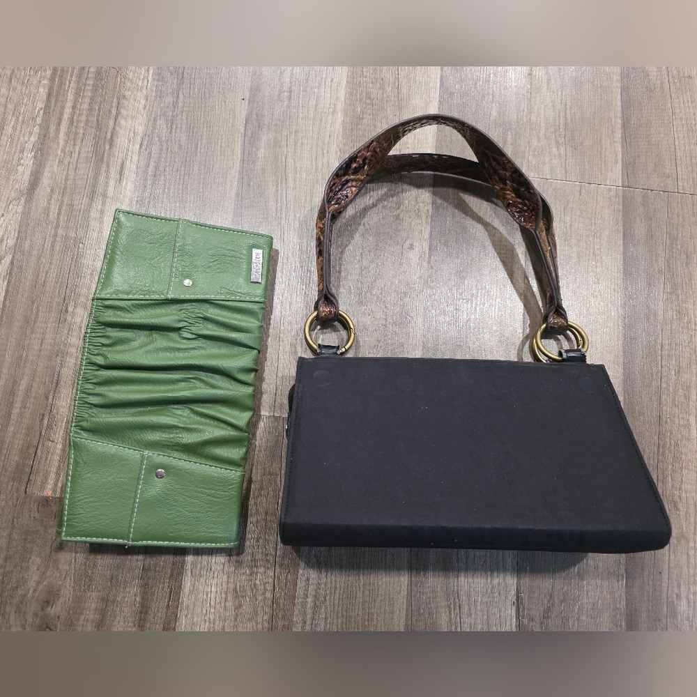 Miche Base Bag Basebag Shell Black Small Boho Green Shell Magnetic Exchangable